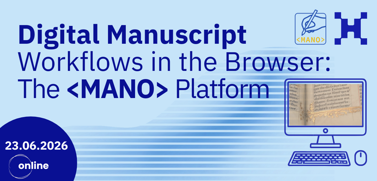Digital Manuscript Workflows in the Browser: The MANO Platform