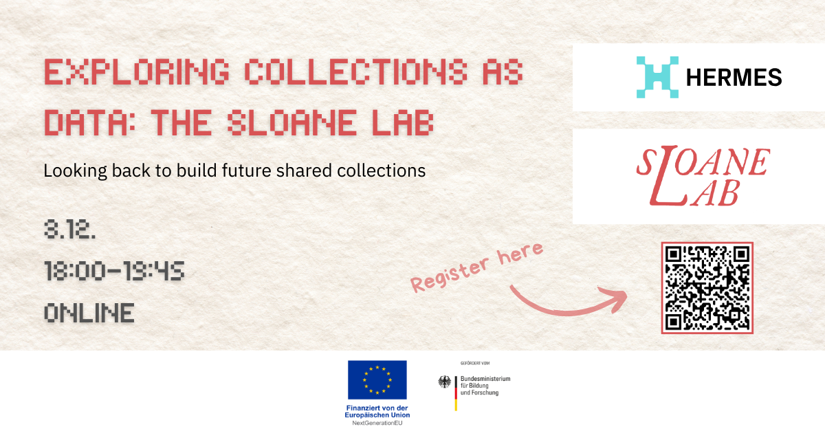 Exploring collections as data: the Sloane Lab